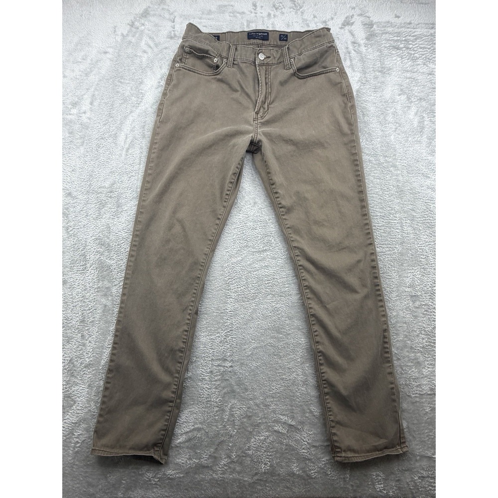 Lucky Brand 412 Athletic Slim Brown Men's Pants 30x29 Cotton Stretch 5 Pocket